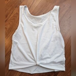 ONZIE White Knot-Front Tank Top - Women
